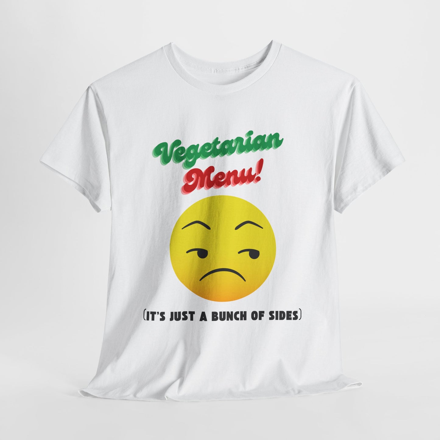 Vegetarian menu T-shirt - Gift for Vegetarians - Funny a Restaurant Humor