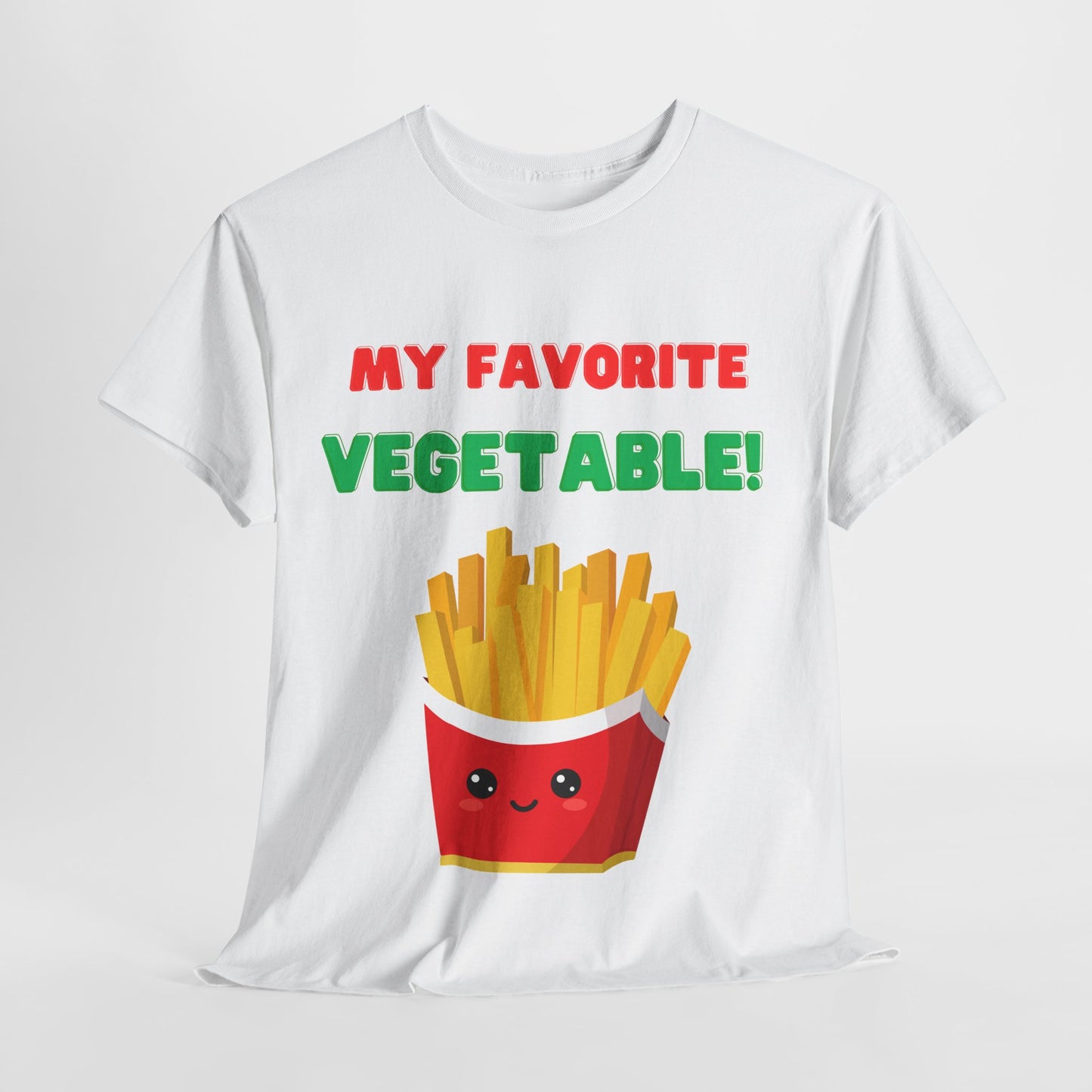 My Favorite Vegetable T-shirt - Gift for Vegetarians - French Fry Lovers