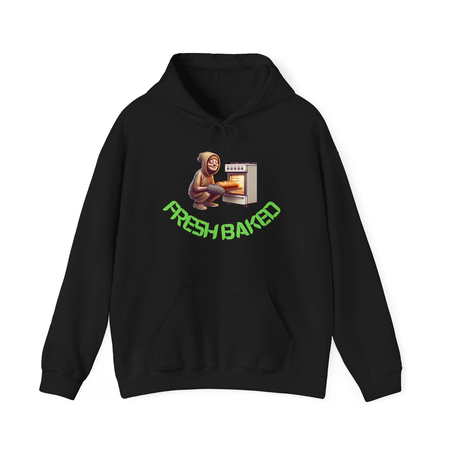 Fresh Baked Hoodie - Gift for Stoners - Funny Weed Pun