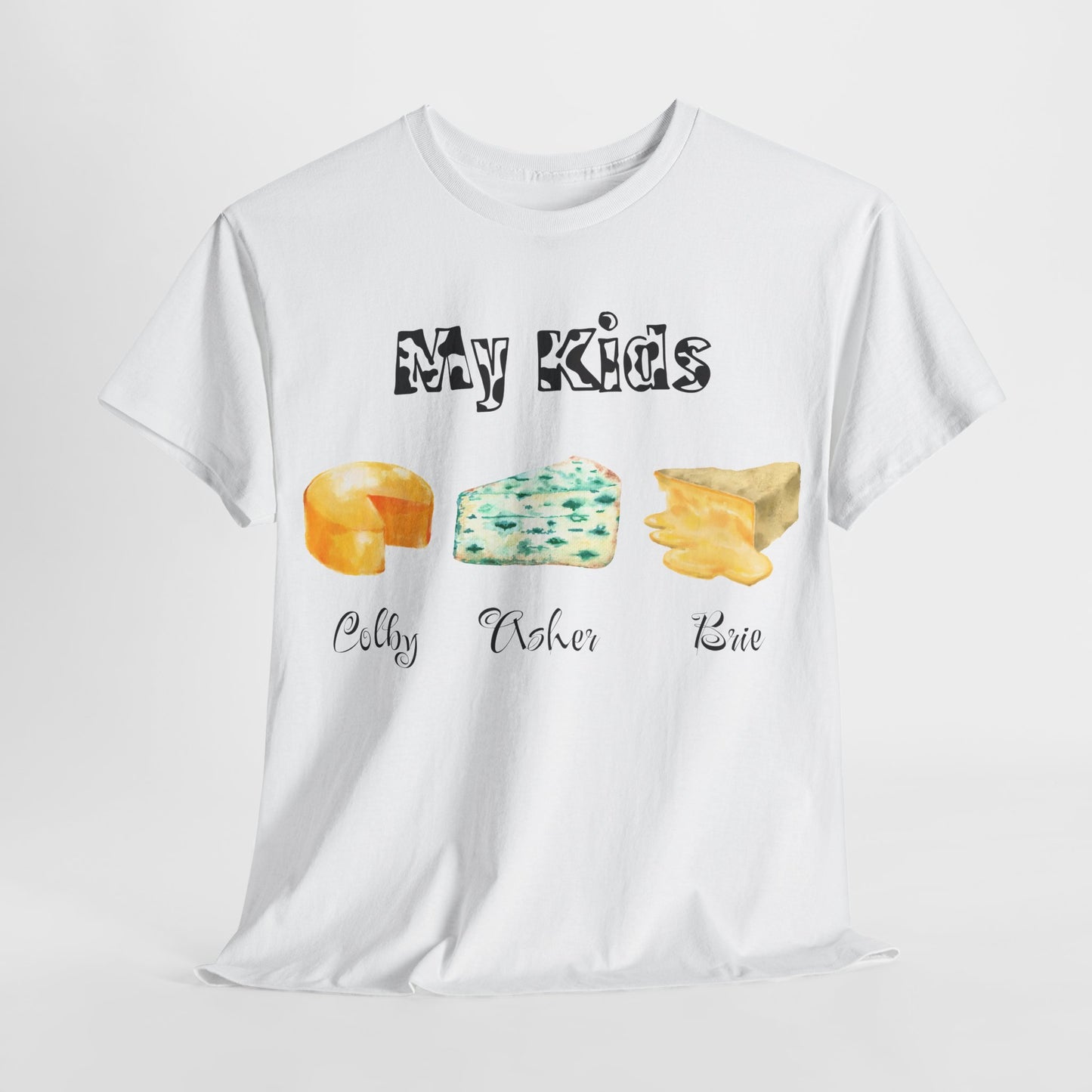 My Kids Cheese T-shirt - Gift for any Cheese Lover - Funny Food Humor