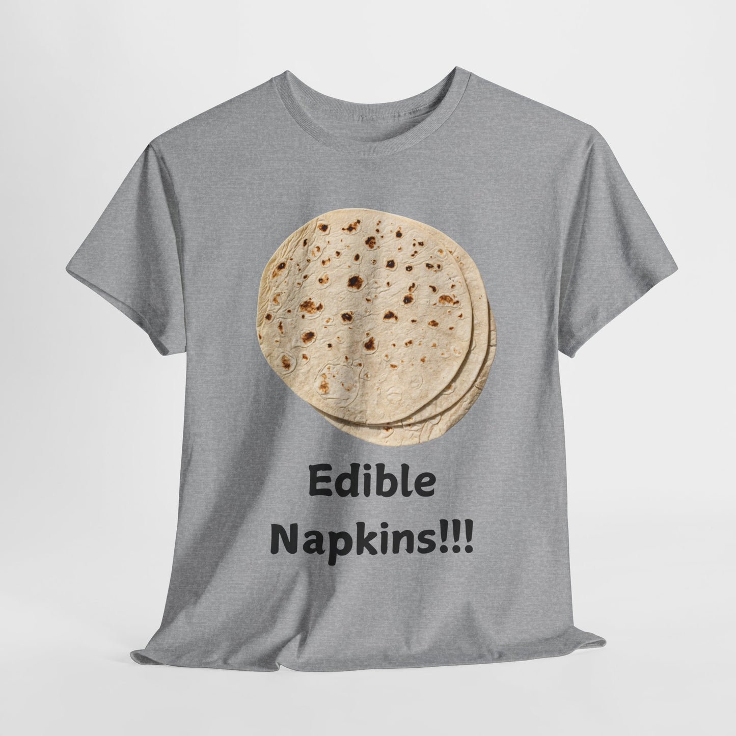 Edible Napkins T-shirt - Gift for any Food Lover - Funny Food Humor