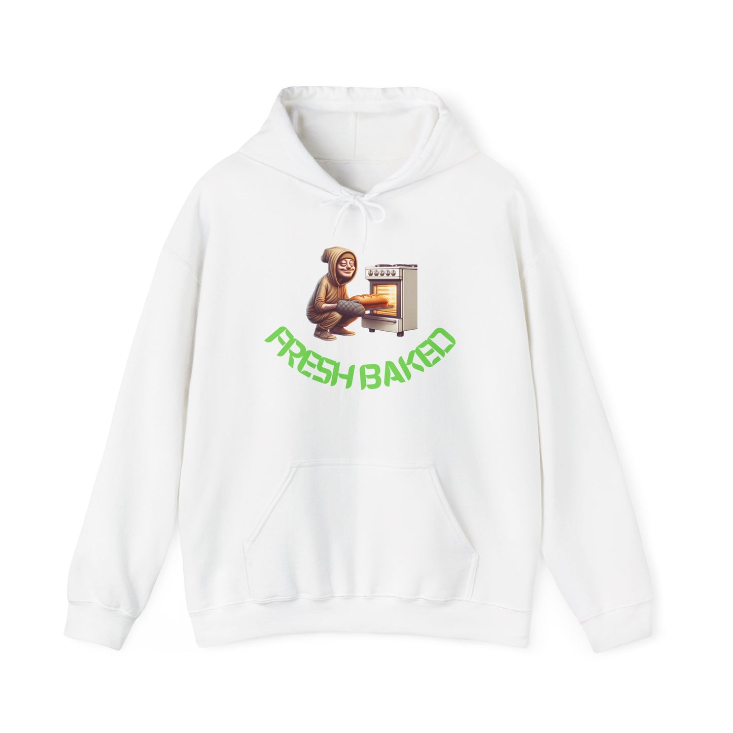 Fresh Baked Hoodie - Gift for Stoners - Funny Weed Pun