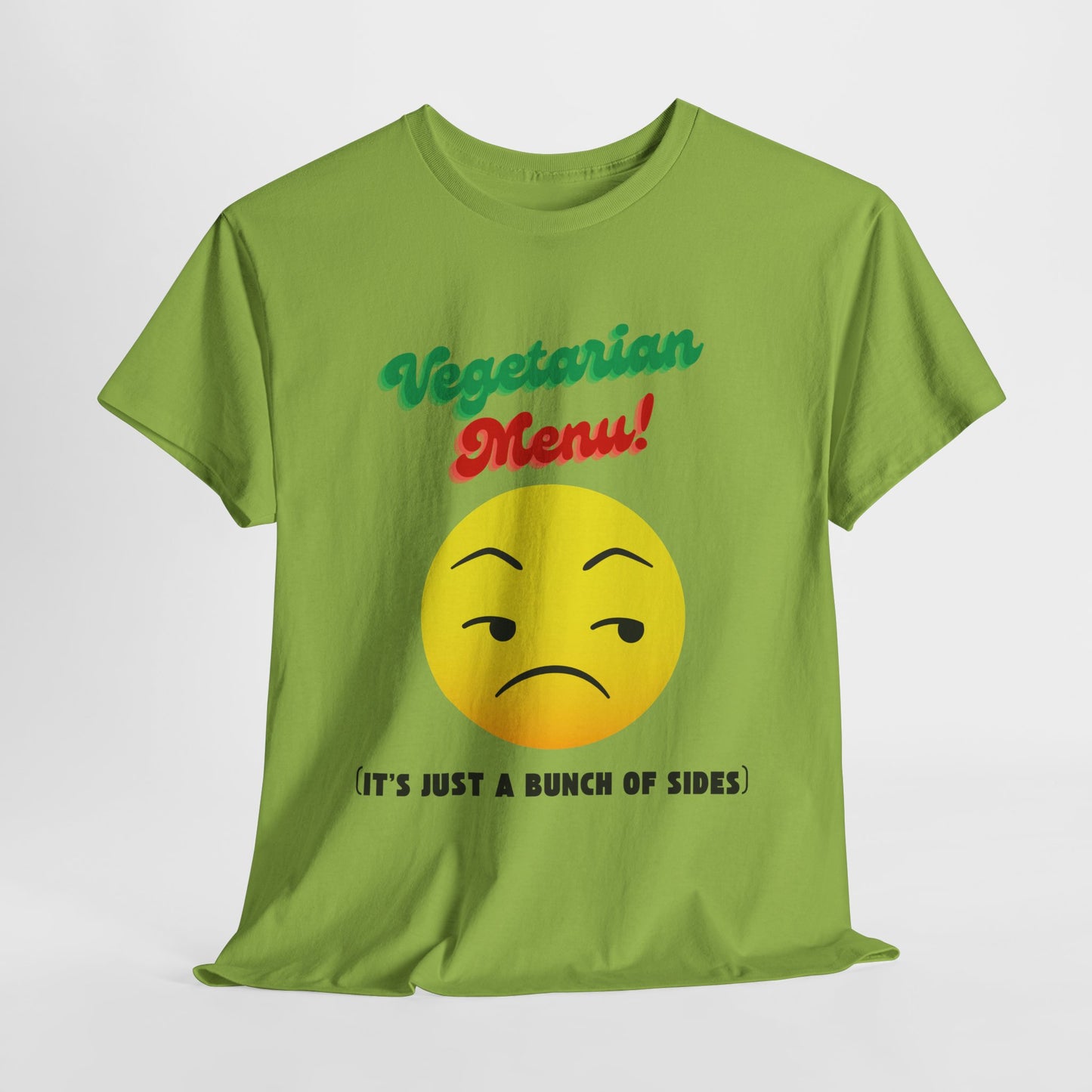 Vegetarian menu T-shirt - Gift for Vegetarians - Funny a Restaurant Humor