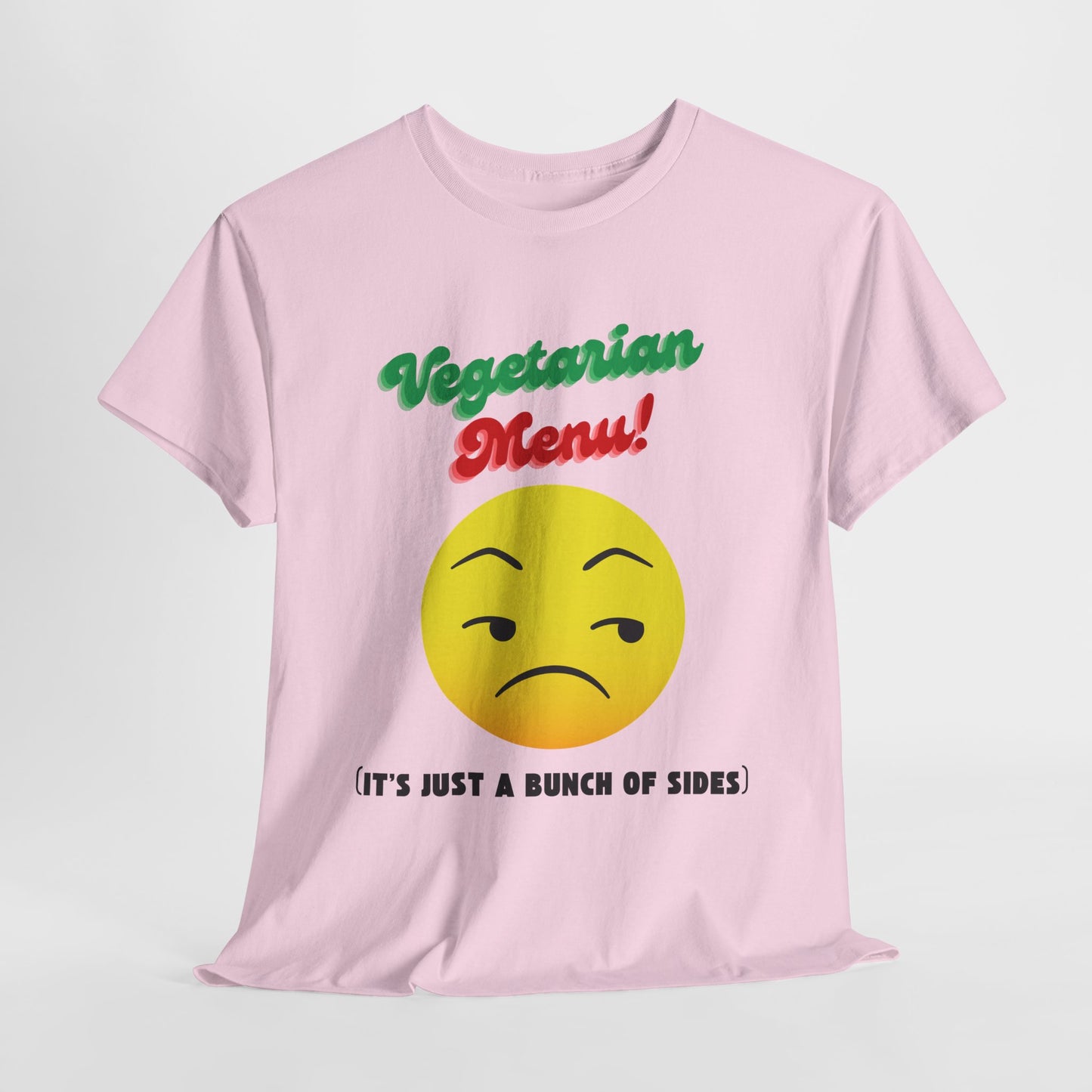 Vegetarian menu T-shirt - Gift for Vegetarians - Funny a Restaurant Humor