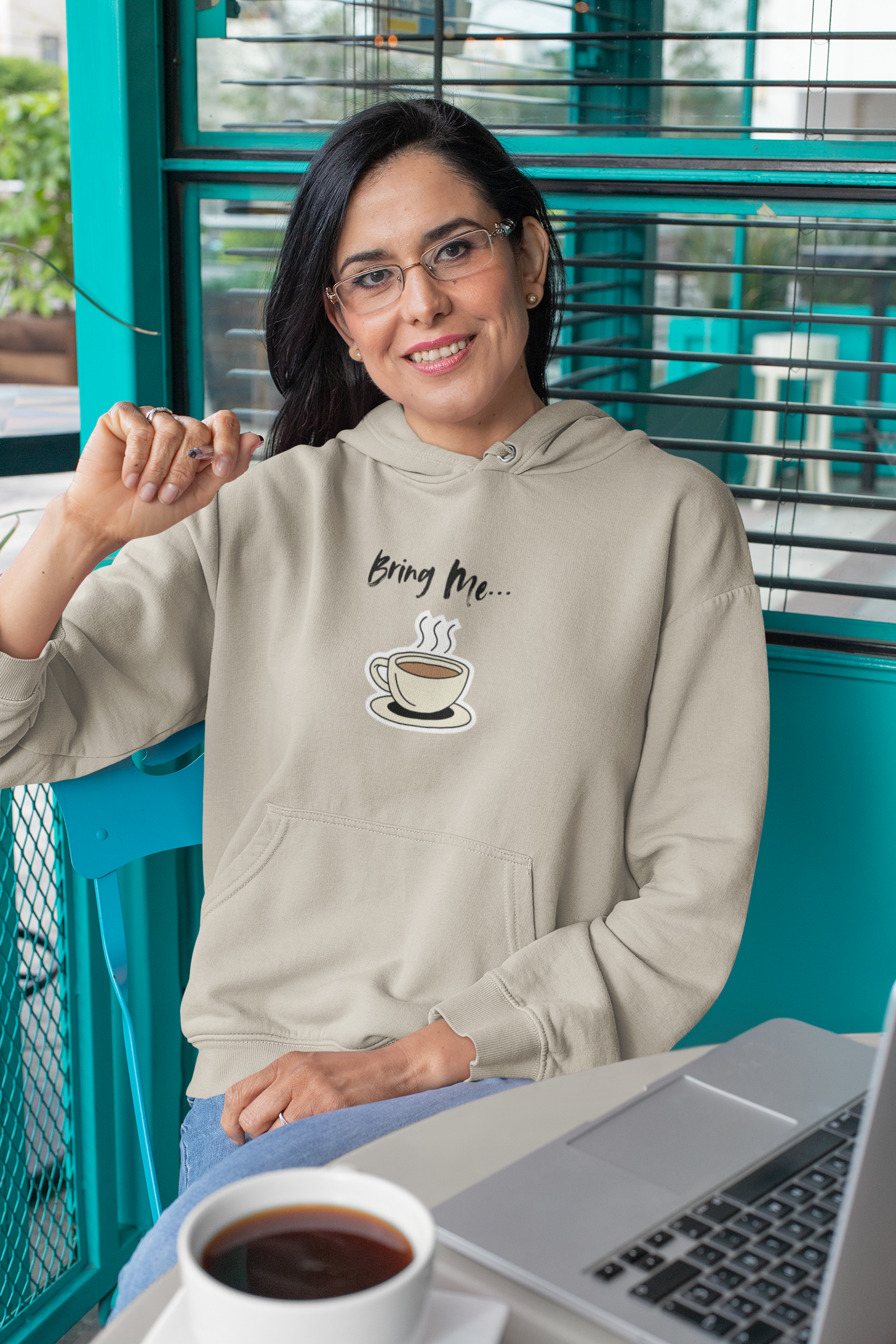 Bring Me... Hoodie - Gift for Coffee Lovers - Hot Chocolate, Tea, or Coffee