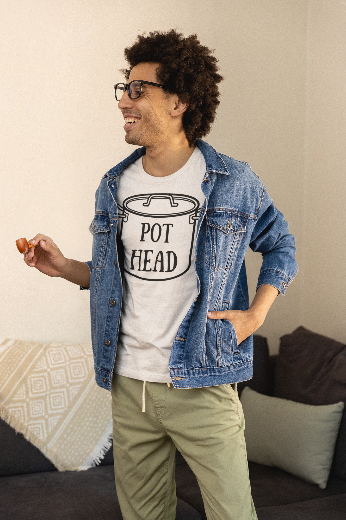 Pot Head Shirt - Gift for any Stoner or Cook - Funny Weed Pun