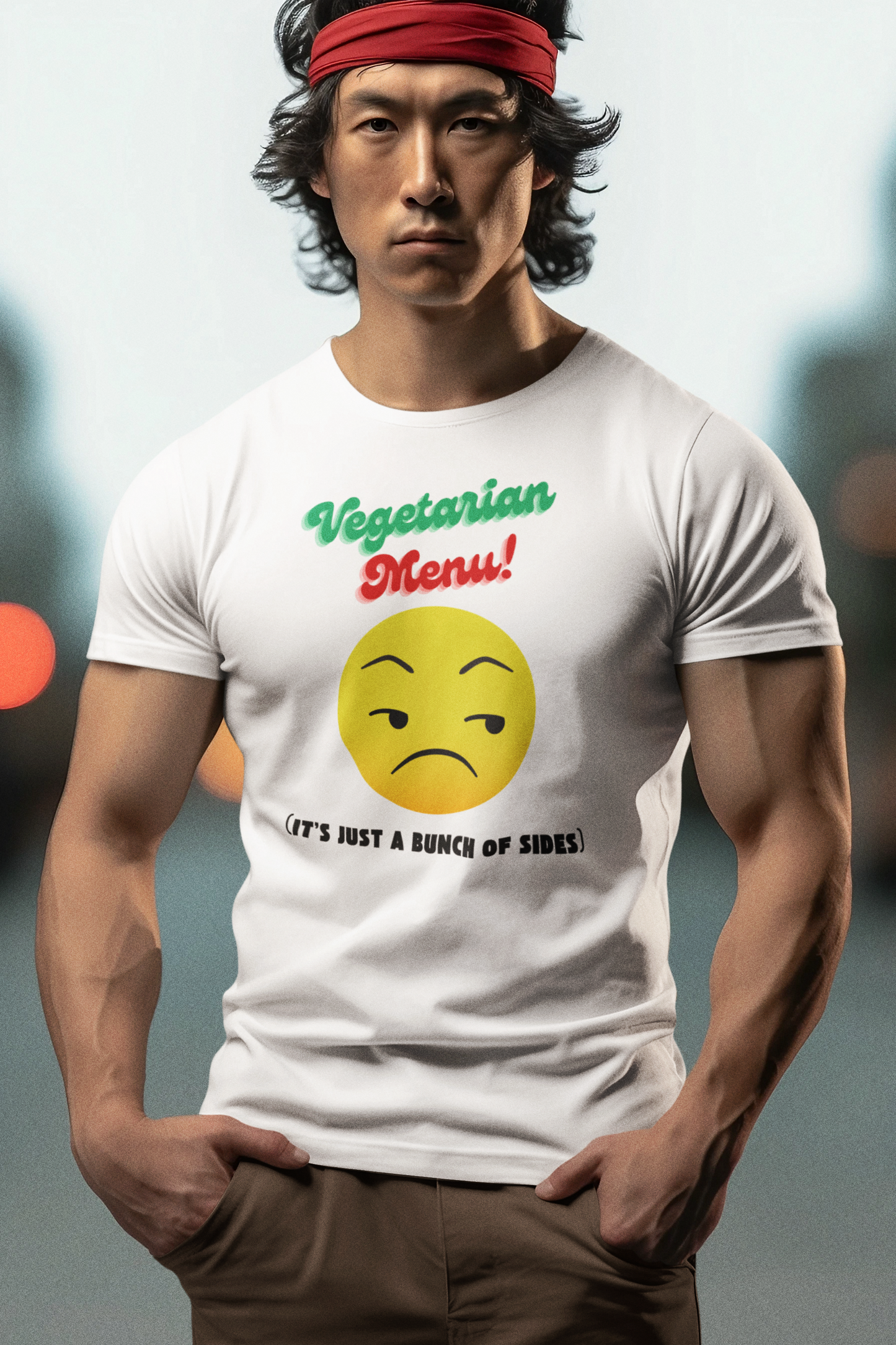 Vegetarian menu T-shirt - Gift for Vegetarians - Funny a Restaurant Humor