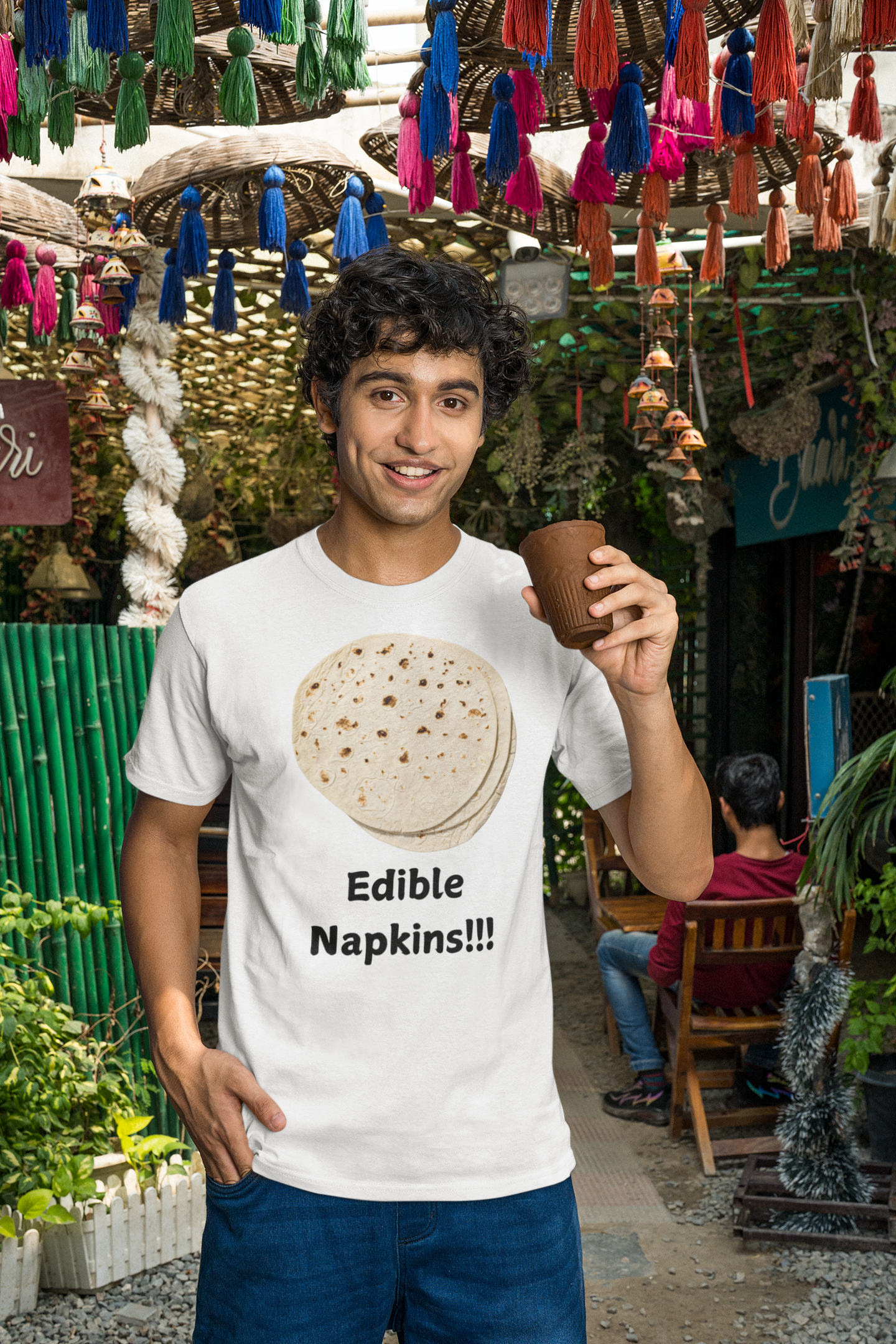 Edible Napkins T-shirt - Gift for any Food Lover - Funny Food Humor