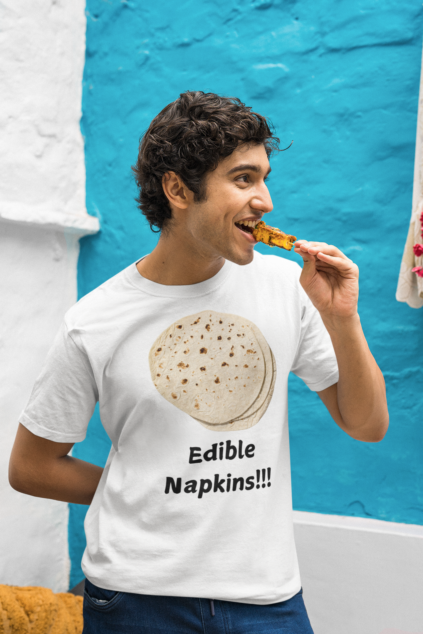 Edible Napkins T-shirt - Gift for any Food Lover - Funny Food Humor