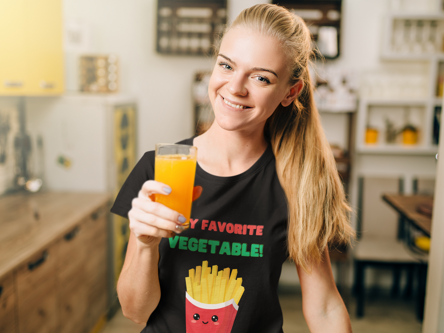 My Favorite Vegetable T-shirt - Gift for Vegetarians - French Fry Lovers