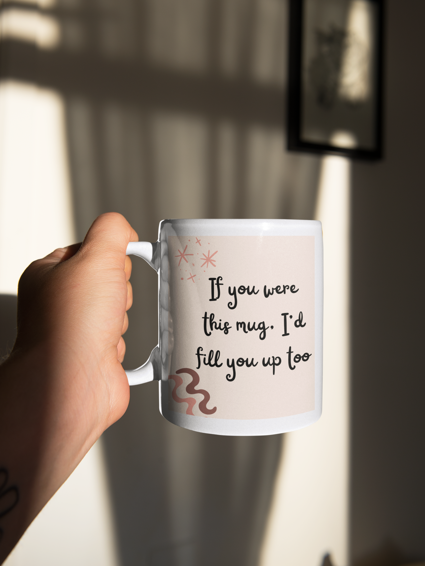 Funny Coffee Mug, (11oz, 15oz) If you were this mug I'd fill you up too