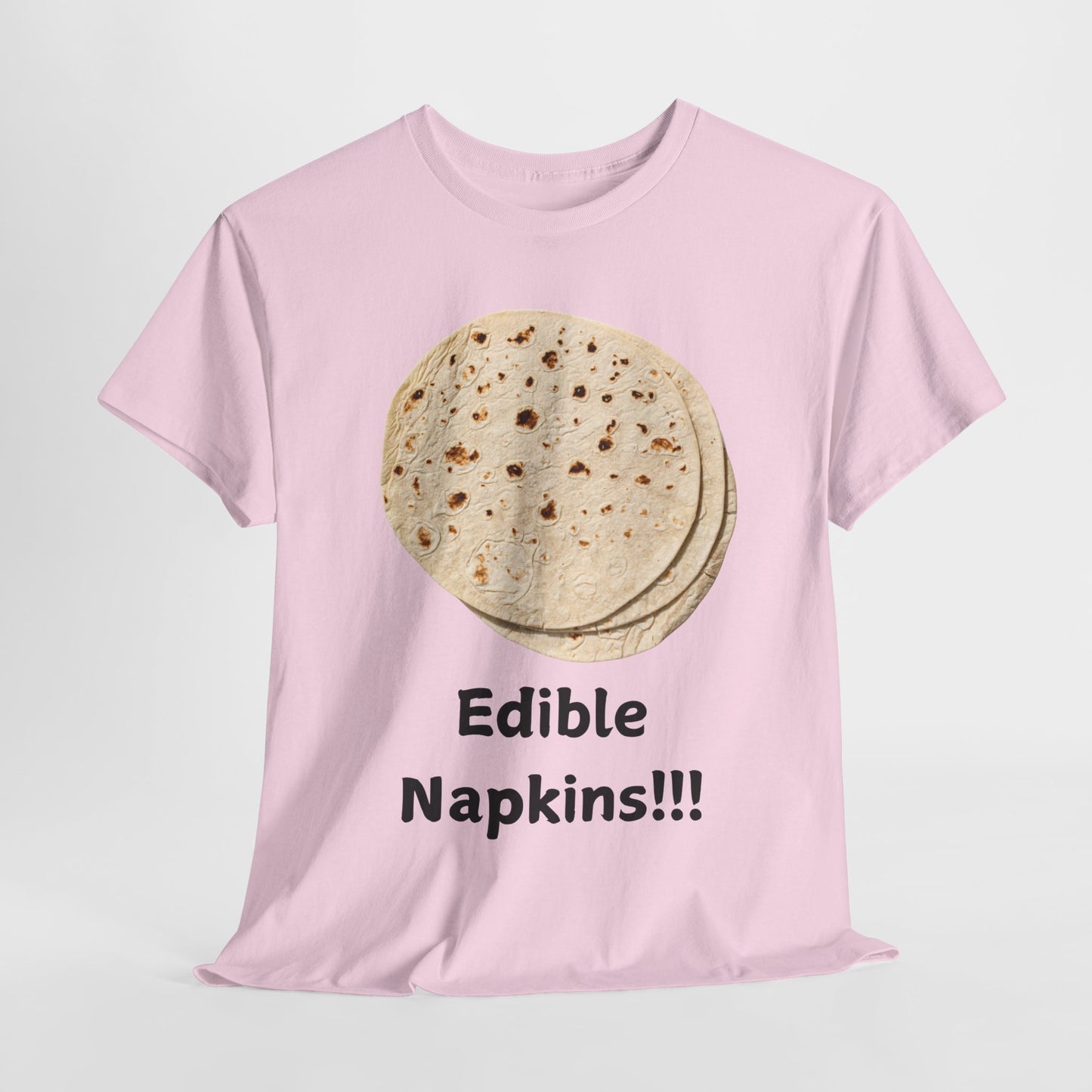 Edible Napkins T-shirt - Gift for any Food Lover - Funny Food Humor