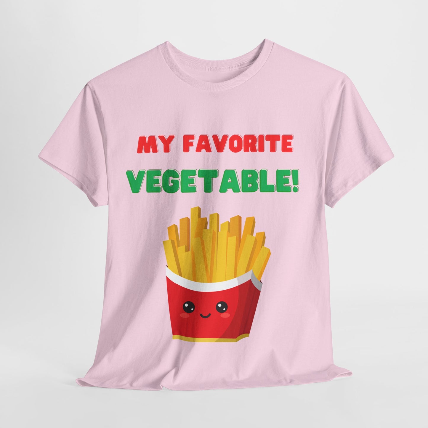 My Favorite Vegetable T-shirt - Gift for Vegetarians - French Fry Lovers