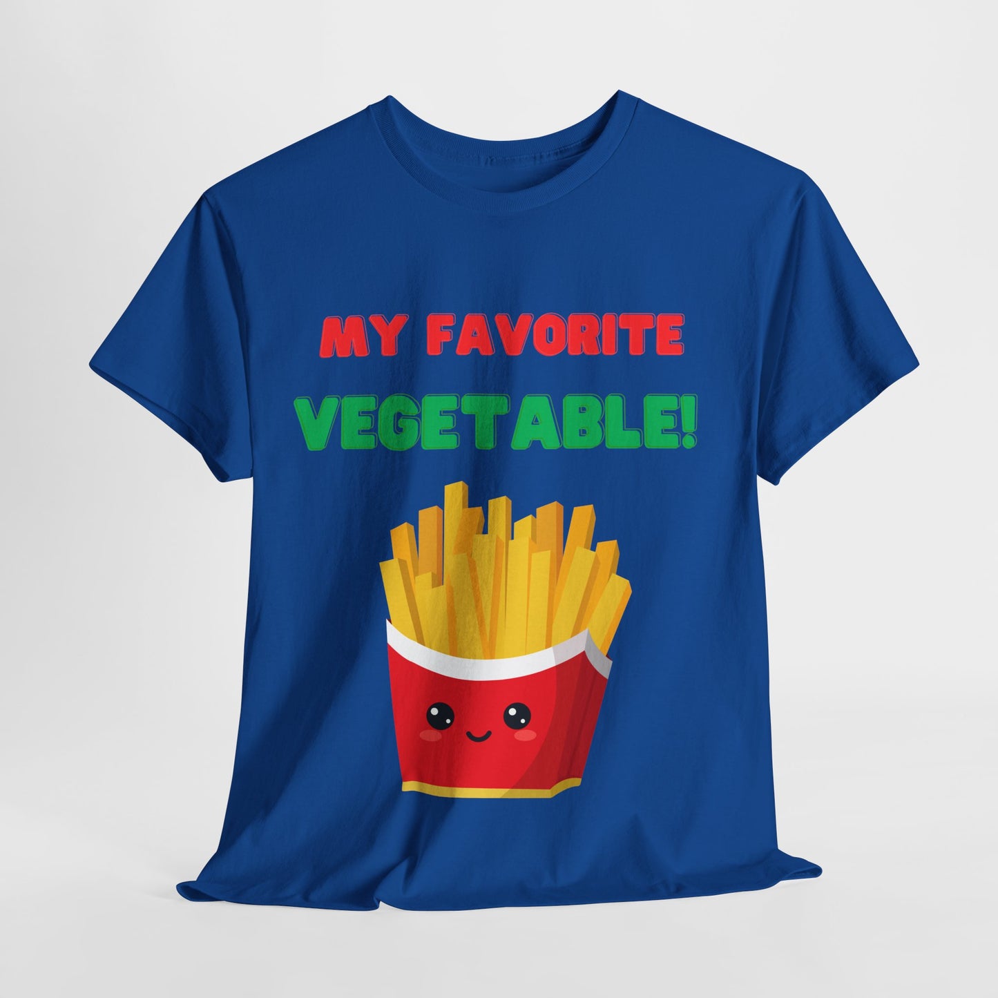 My Favorite Vegetable T-shirt - Gift for Vegetarians - French Fry Lovers