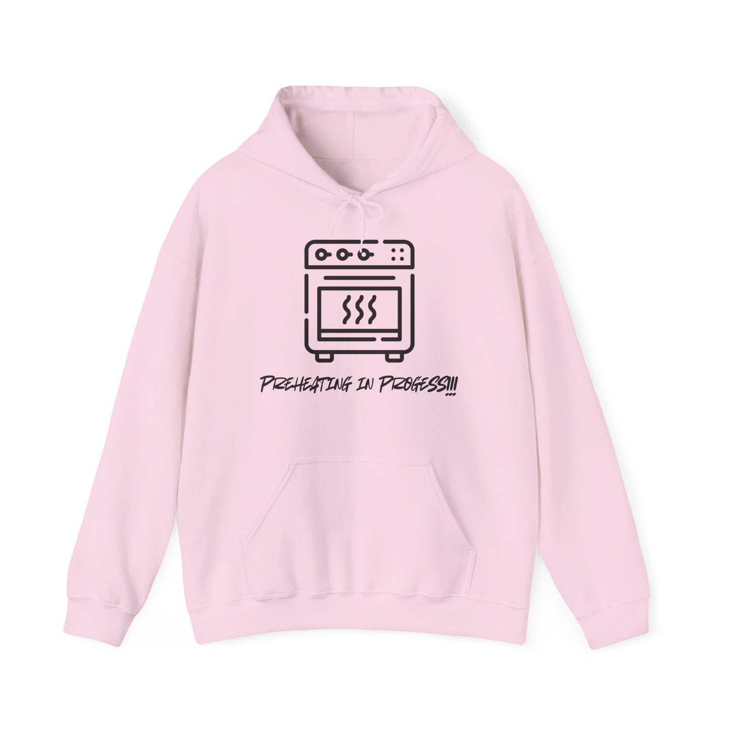 Preheating in Progress Hoodie - Funny Cooking Pun - For any Food Lover