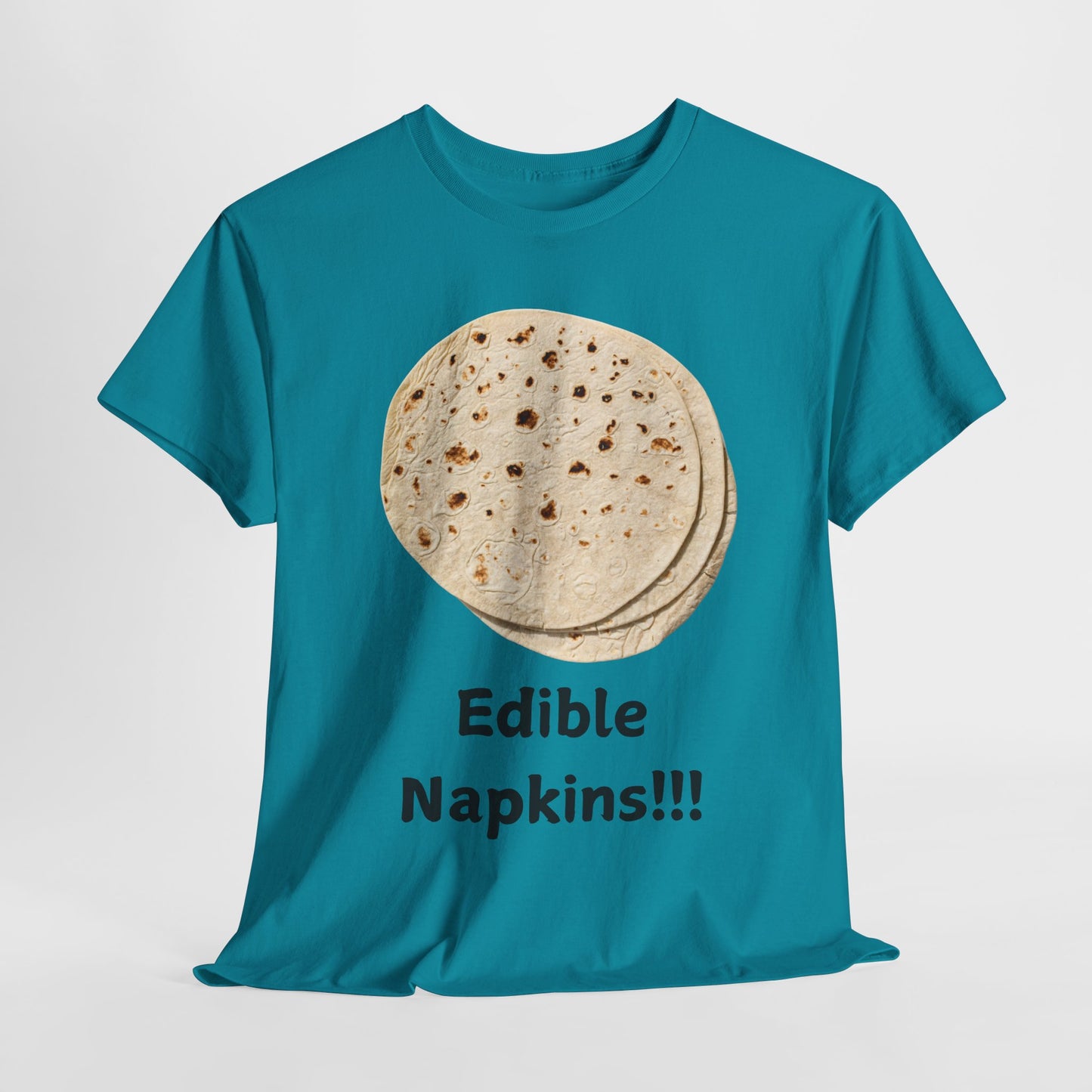 Edible Napkins T-shirt - Gift for any Food Lover - Funny Food Humor