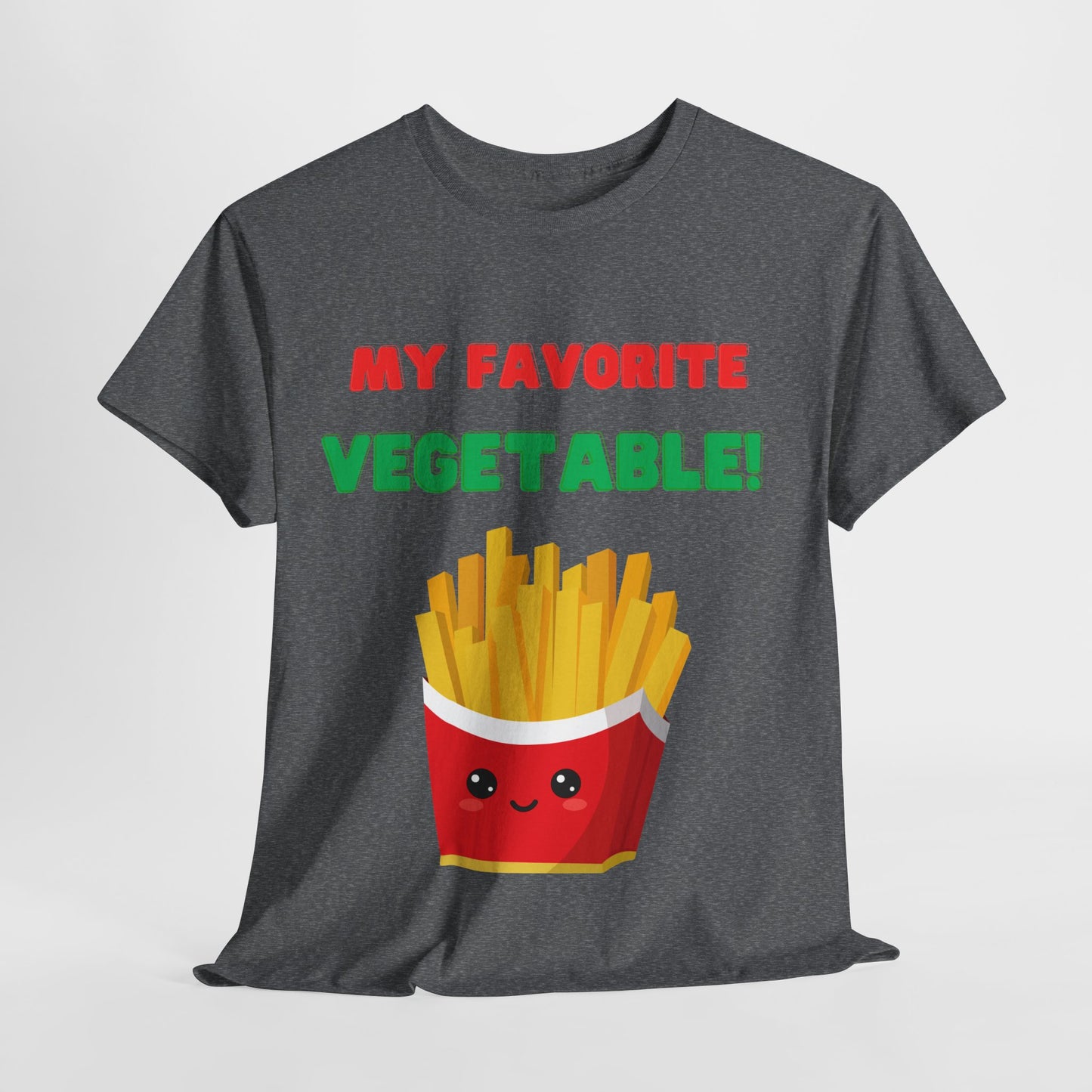 My Favorite Vegetable T-shirt - Gift for Vegetarians - French Fry Lovers