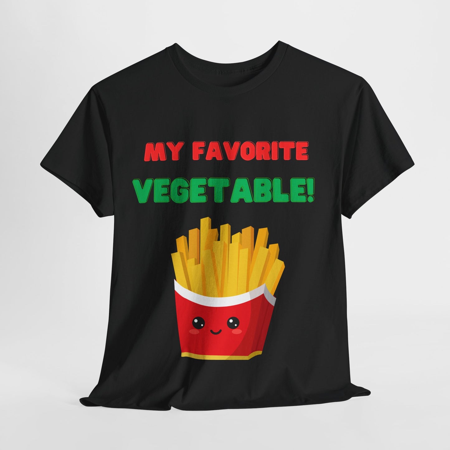 My Favorite Vegetable T-shirt - Gift for Vegetarians - French Fry Lovers