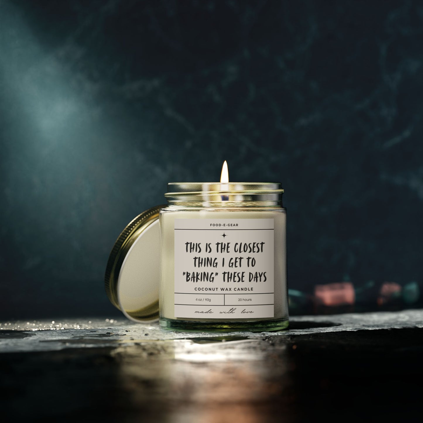 Hilarious Scented Coconut Wax Candles (4oz, 9oz) This is the closest thing to "Baking" these days